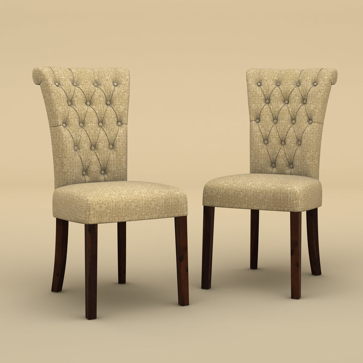 Genna Dining Chair (Faux Cream)