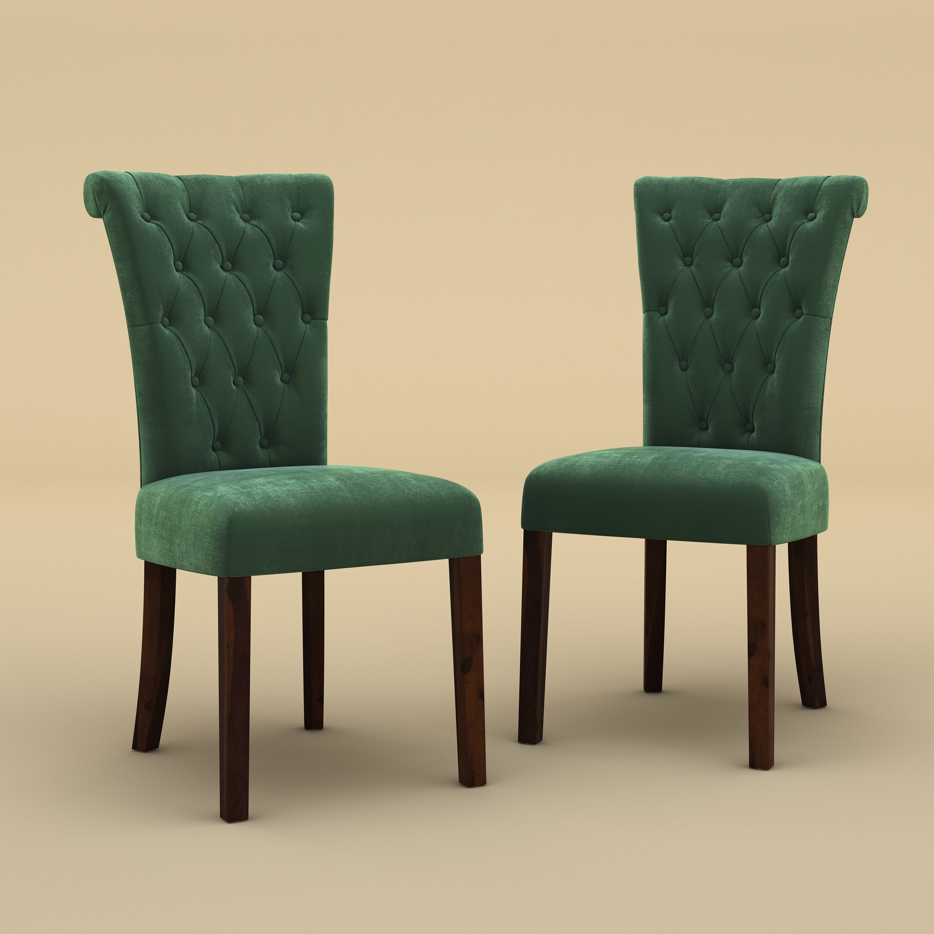 Genna Dining Chair (Forest Green)