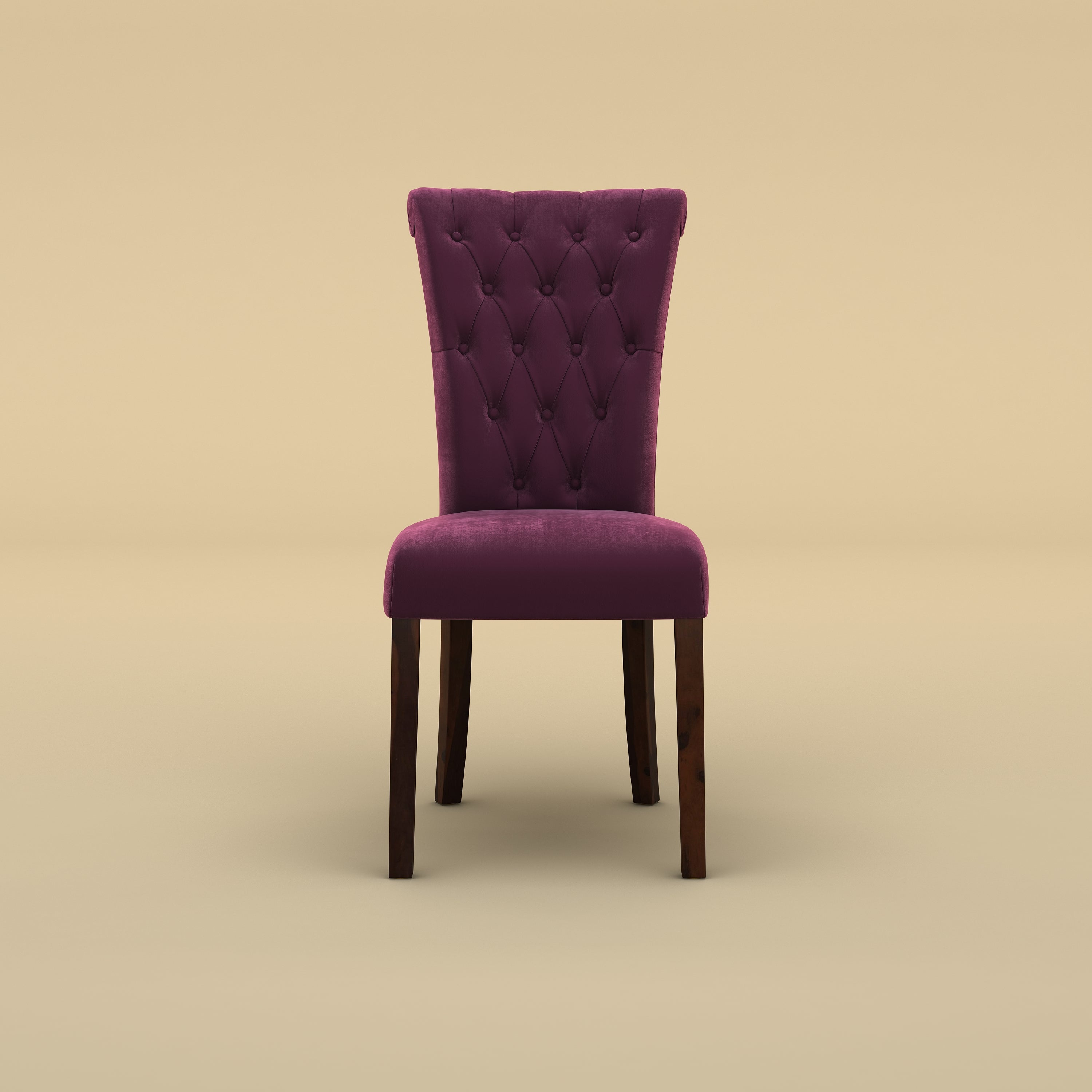 Genna Dining Chair (Dark Purple)