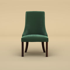 Dado Lounge Chair Pebble (Velvet, Forest Green)