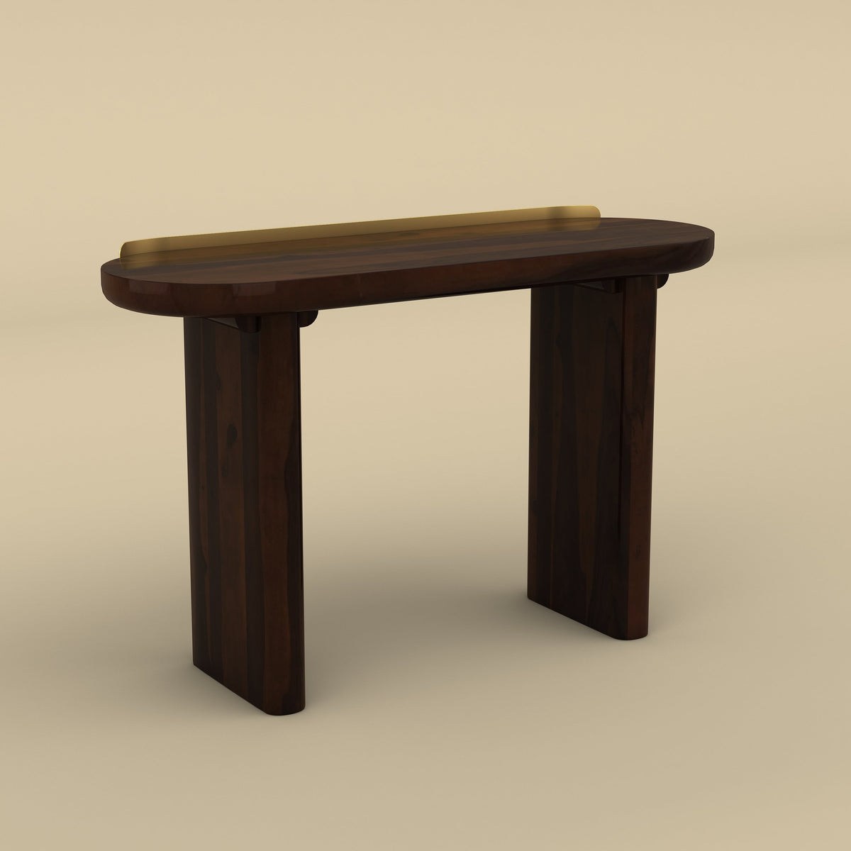 Enna Console Table (Walnut Finish)