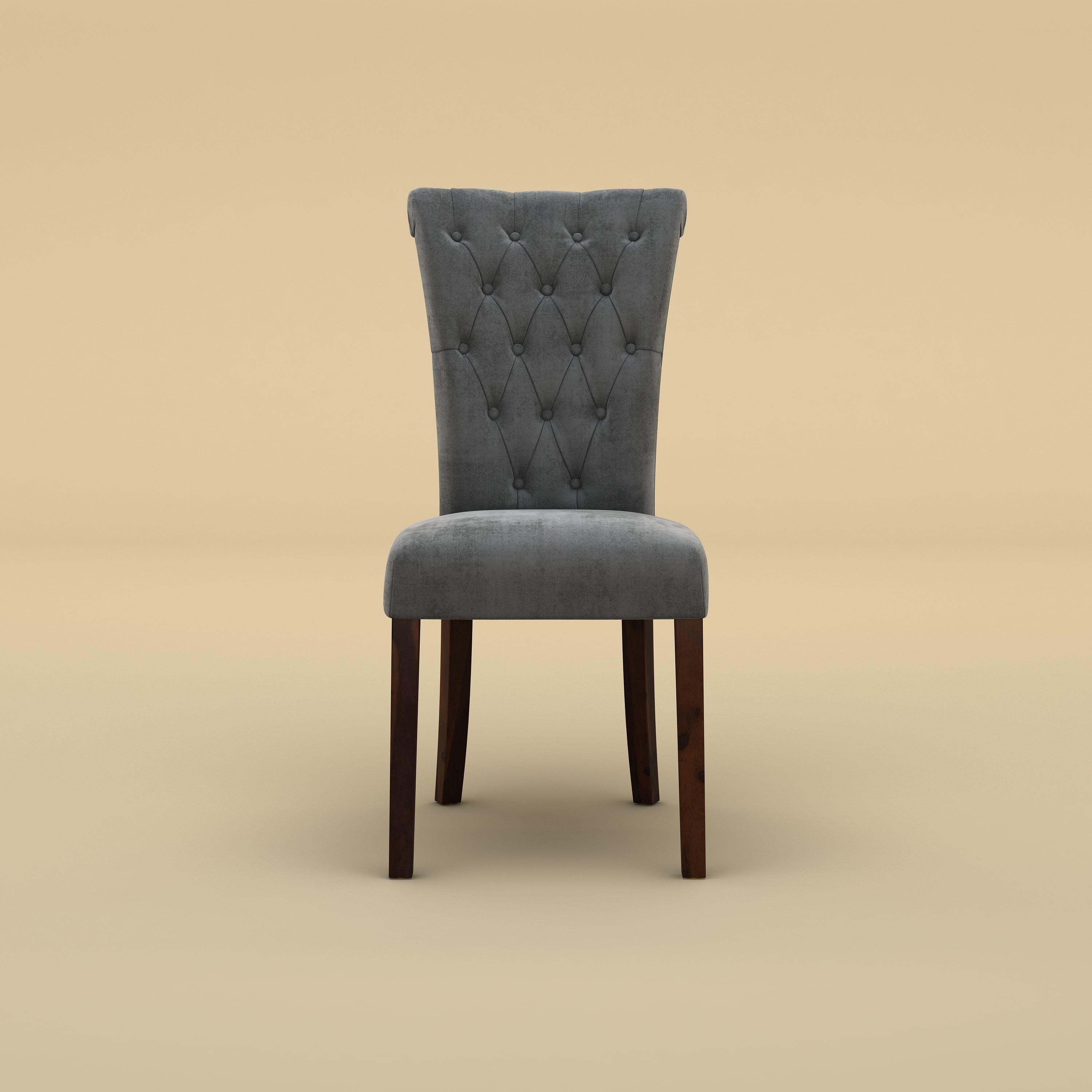 Genna Dining Chair (Charcoal Gray)