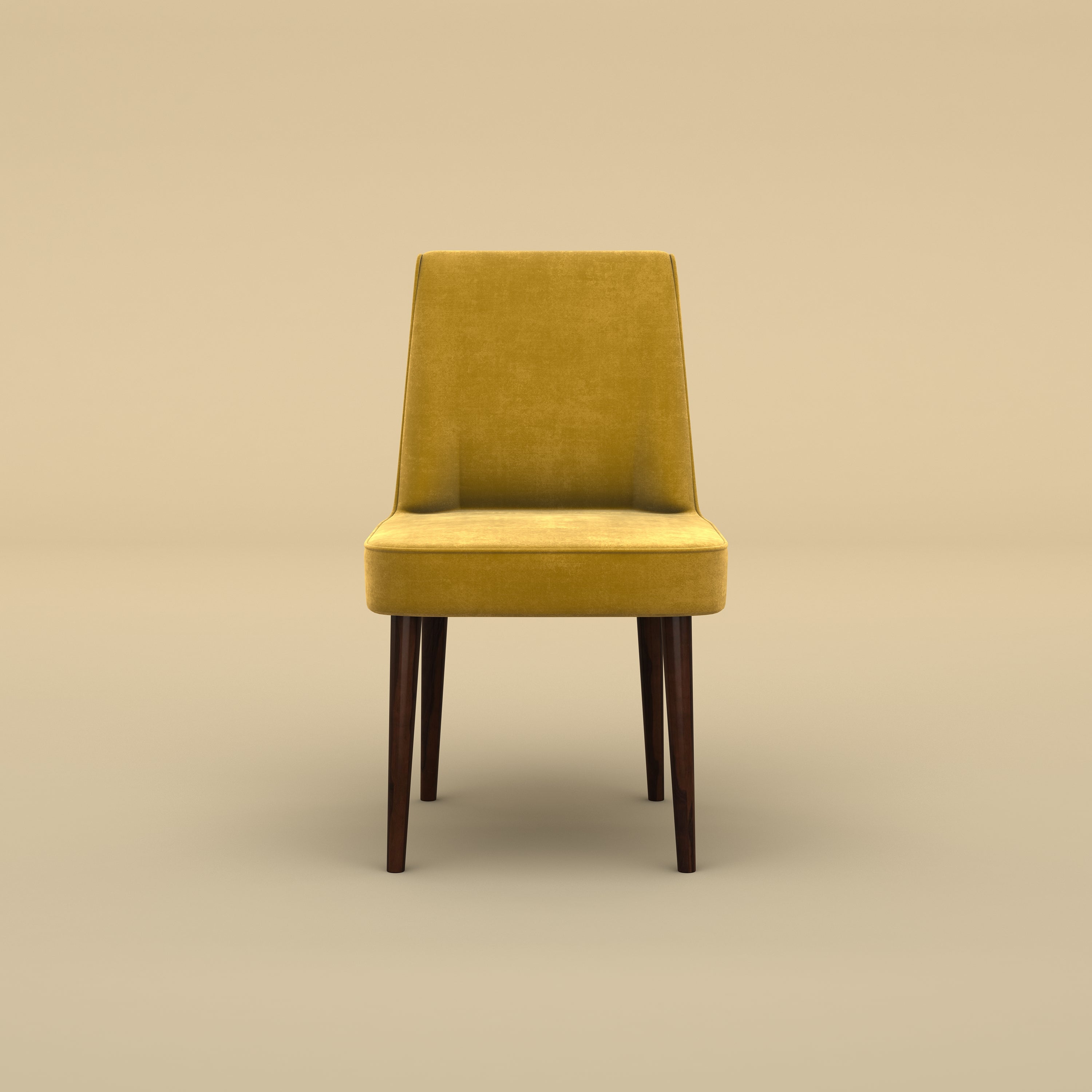 Vento Dining Chair (Mustard Yellow)