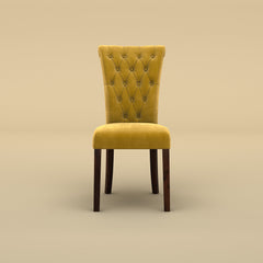 Genna Dining Chair (Mustard Yellow)