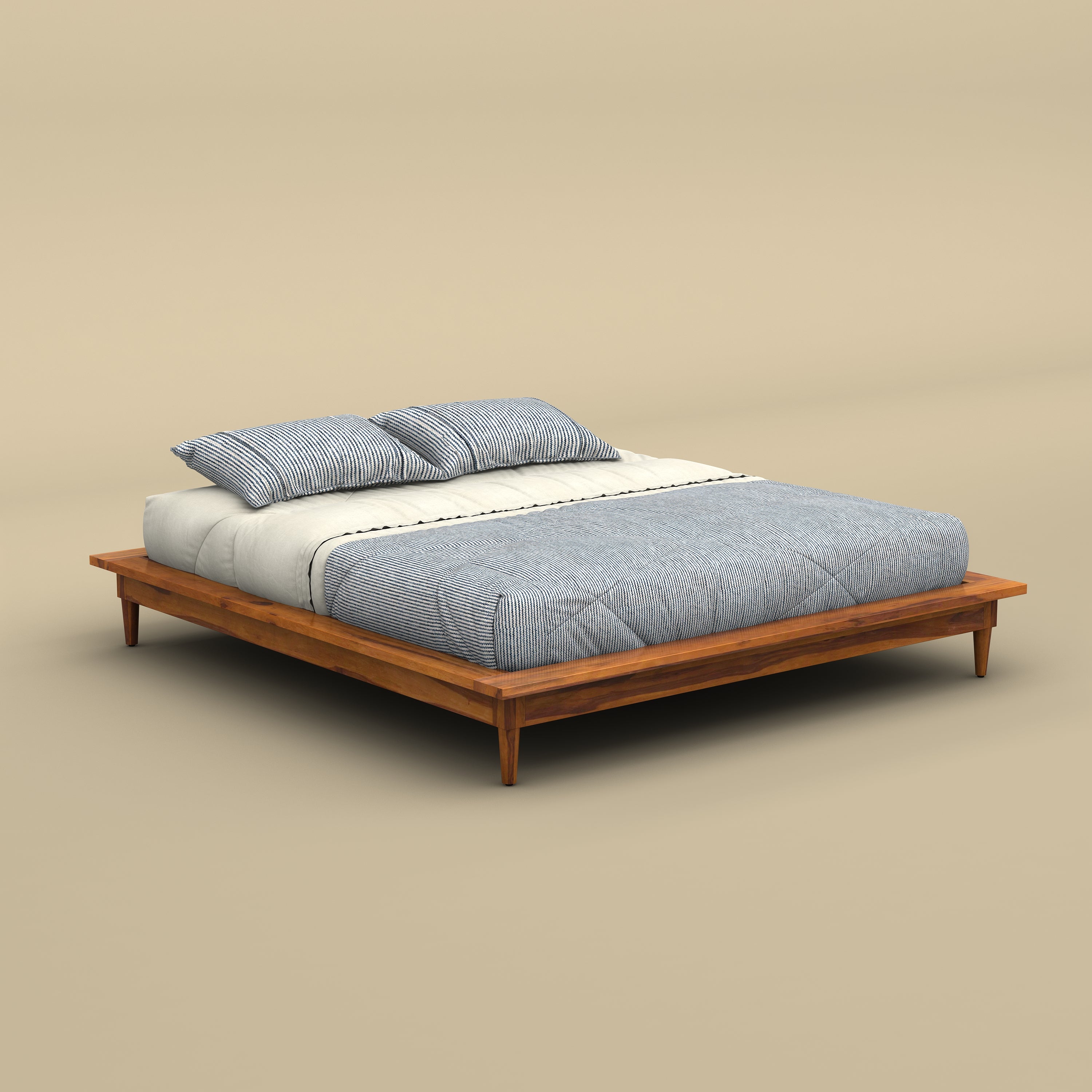 Mill Waxed Bed Frame