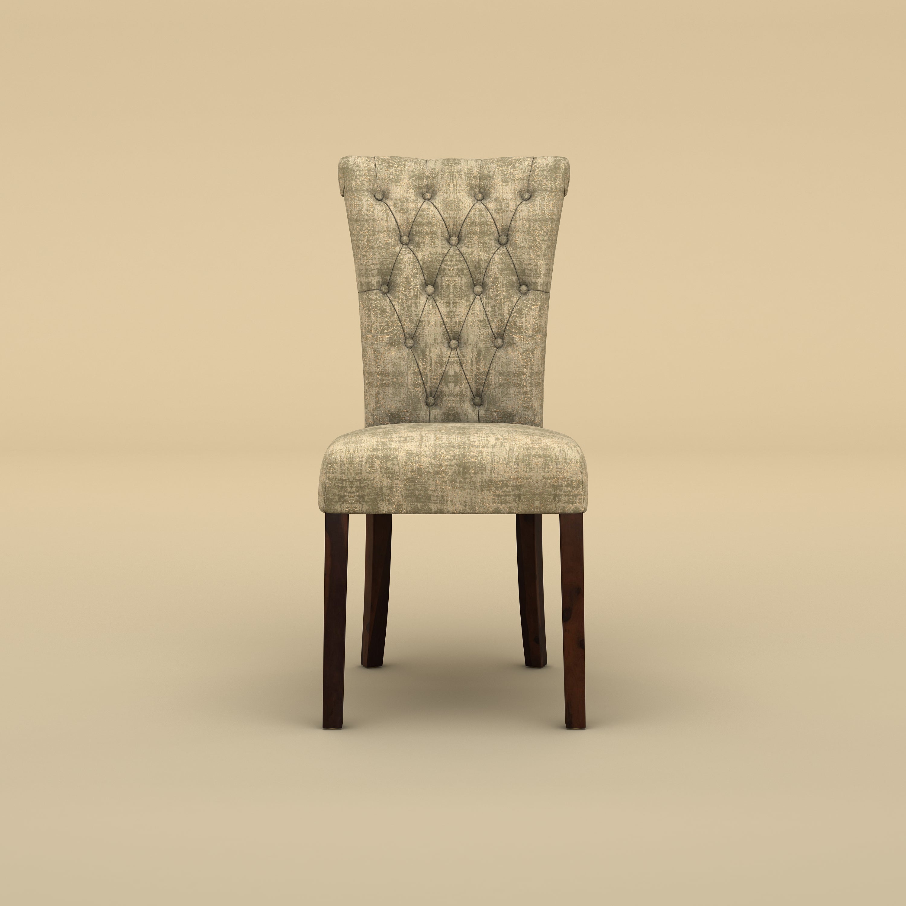 Genna Dining Chair (Patchy Cream)