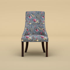 Dado Lounge Chair Pebble (Velvet, Floral Printed )