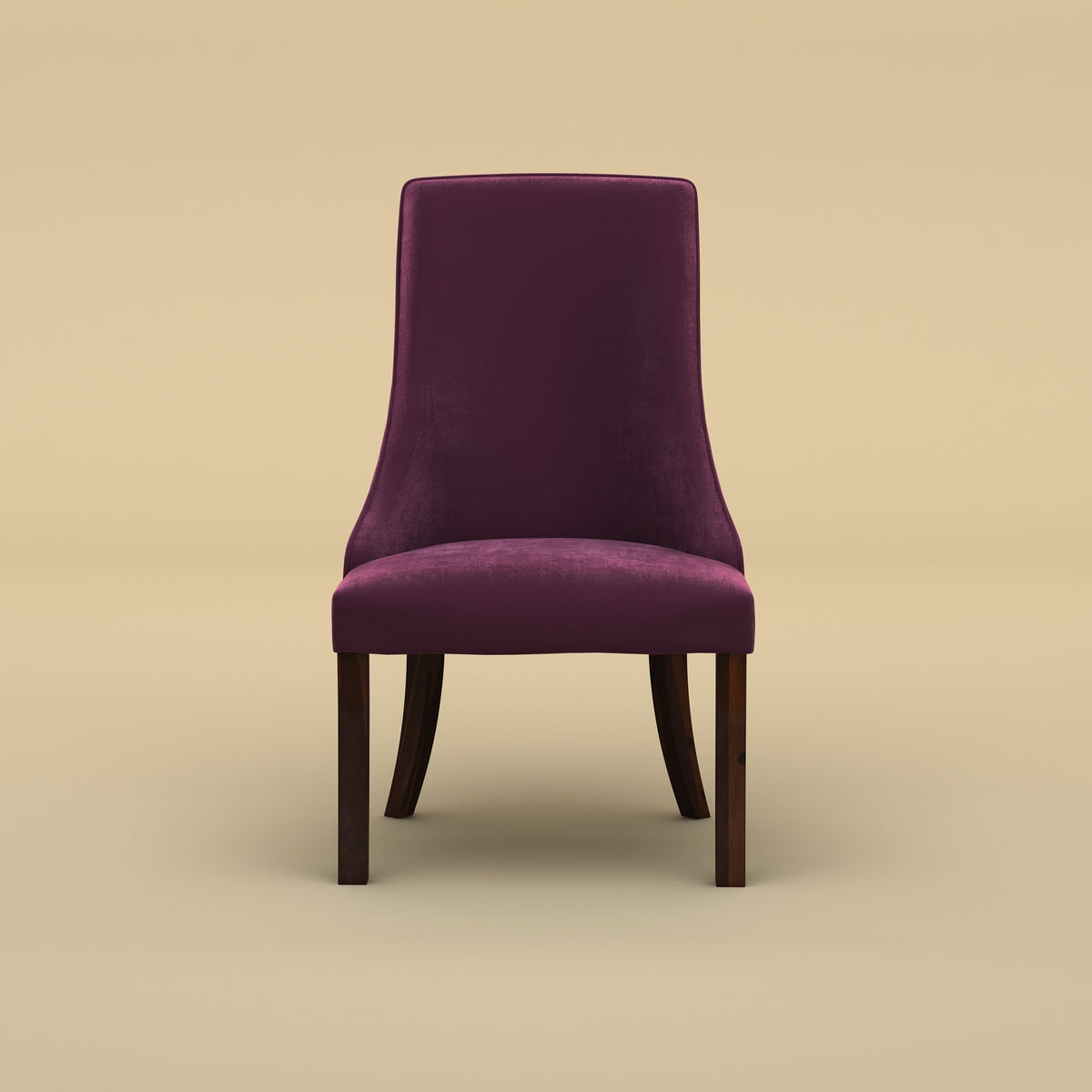 Dado Lounge Chair Pebble (Velvet, Dark Purple)