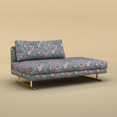 Fior Chaise Lounge Sofa (Cotton, Floral Printed)