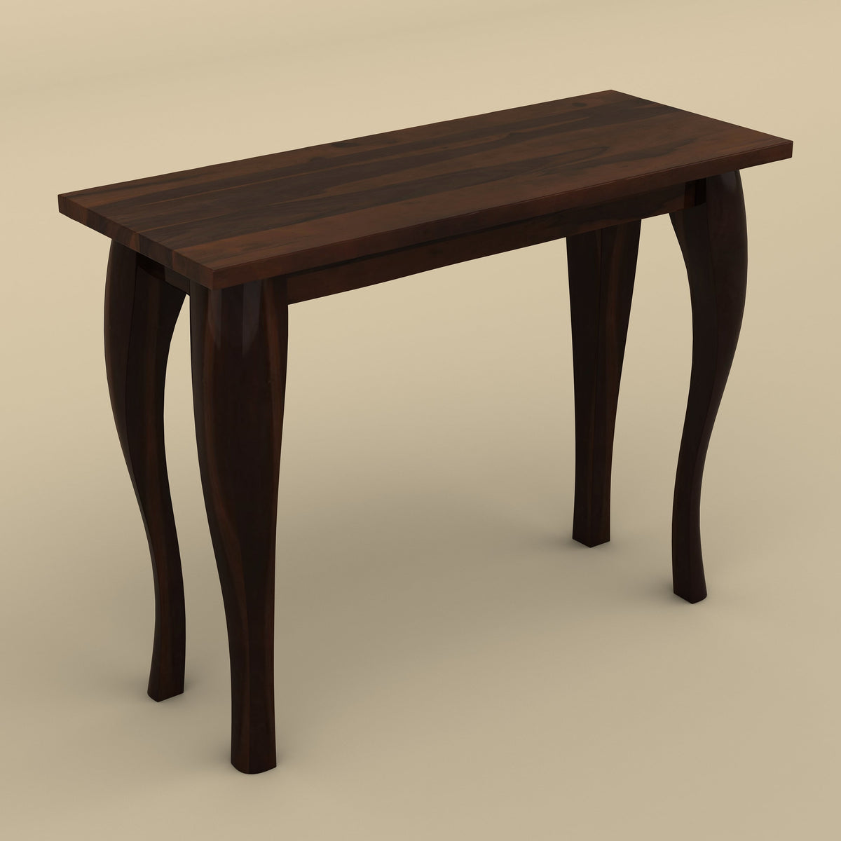 Farmhouse Console Table (Walnut Finish)