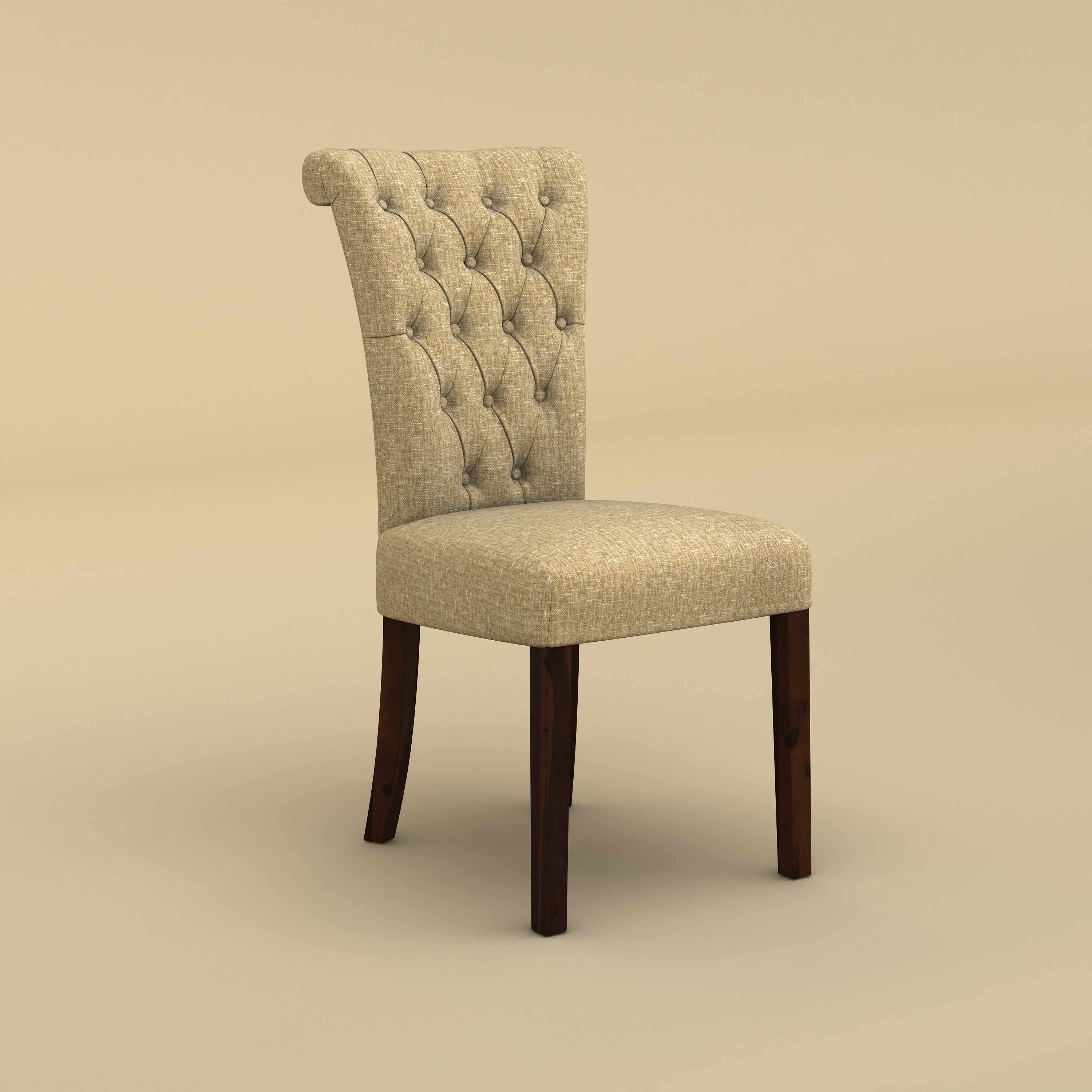 Genna Dining Chair (Faux Cream)