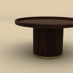 Linn Side Coffee Table (Walnut Finish)