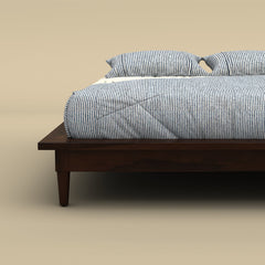 Mill Waxed Platform Bed Frame