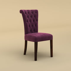 Genna Dining Chair (Dark Purple)