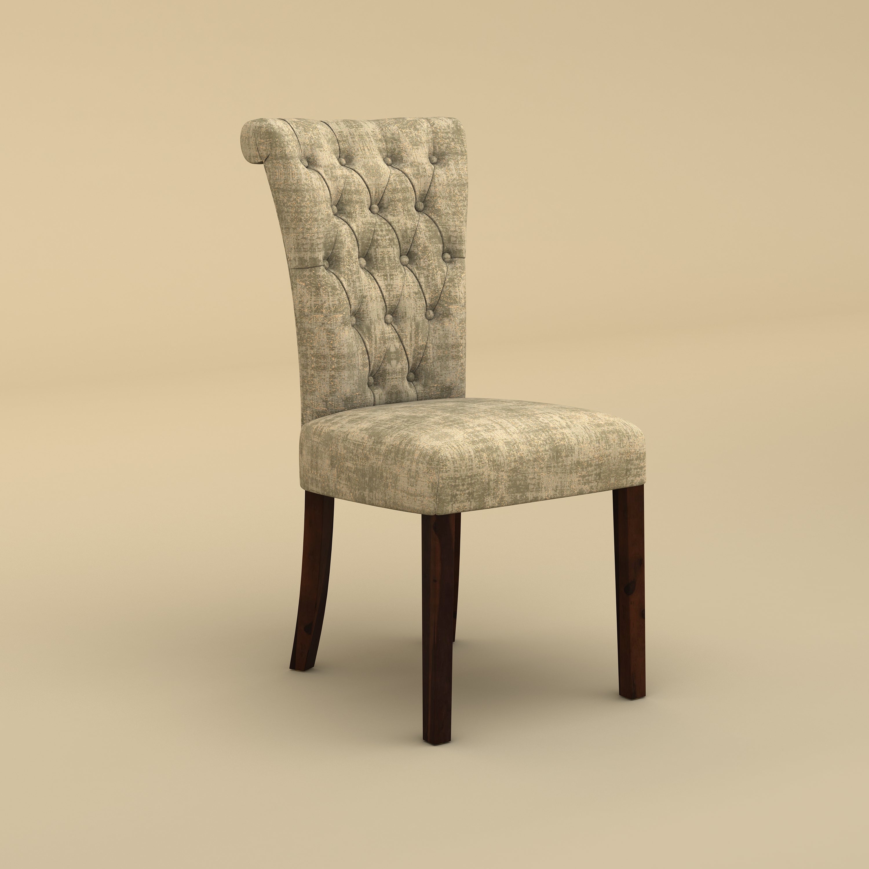 Genna Dining Chair (Patchy Cream)