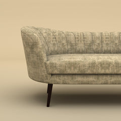 Alfie Chaise Sofa (Cotton, Patchy Cream)