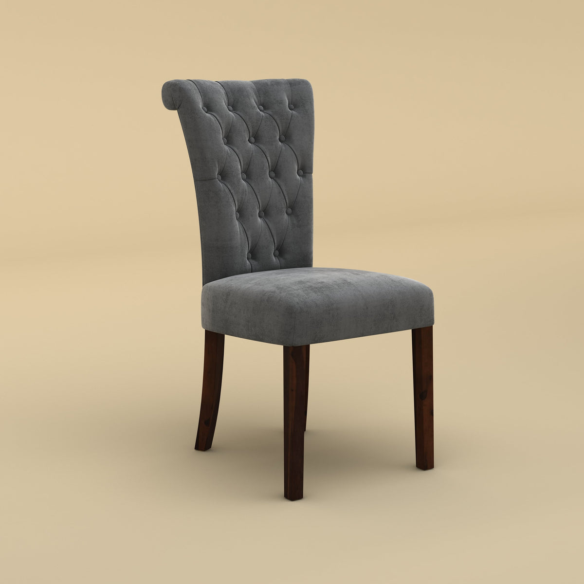 Genna Dining Chair (Charcoal Gray)