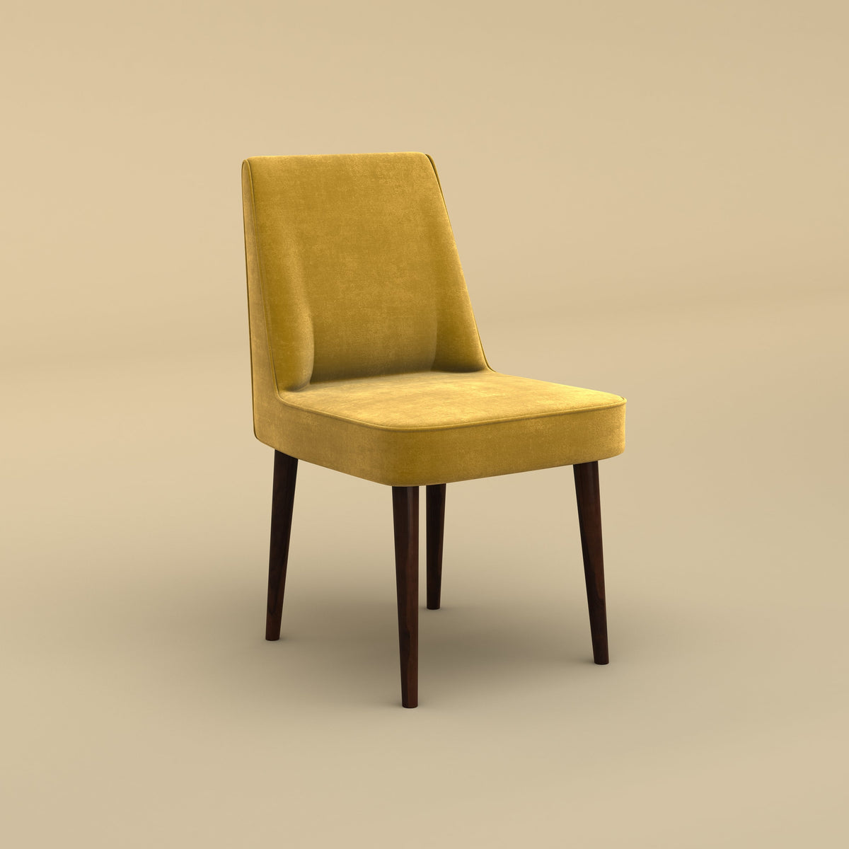 Vento Dining Chair (Mustard Yellow)