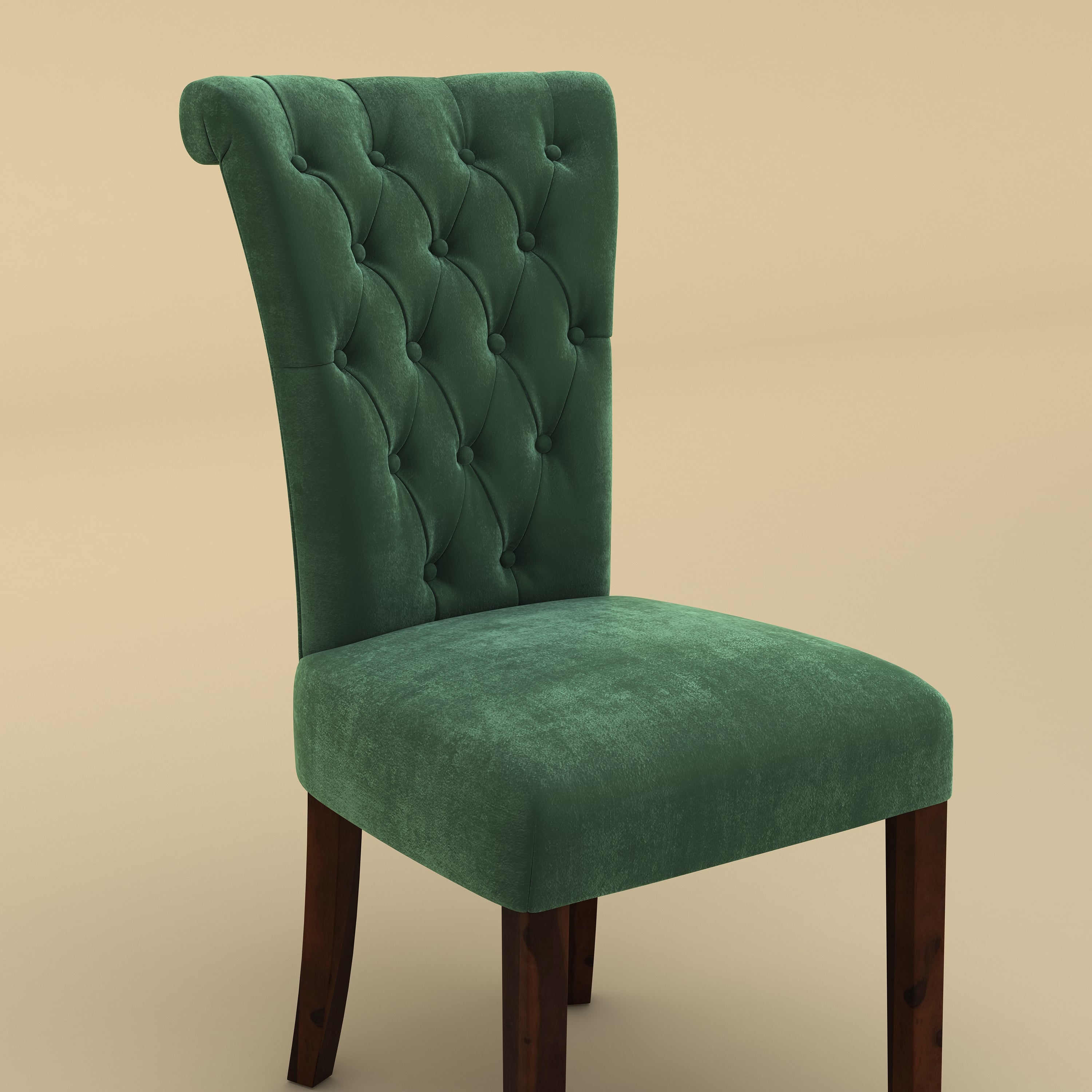 Genna Dining Chair (Forest Green)