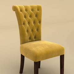 Genna Dining Chair (Mustard Yellow)