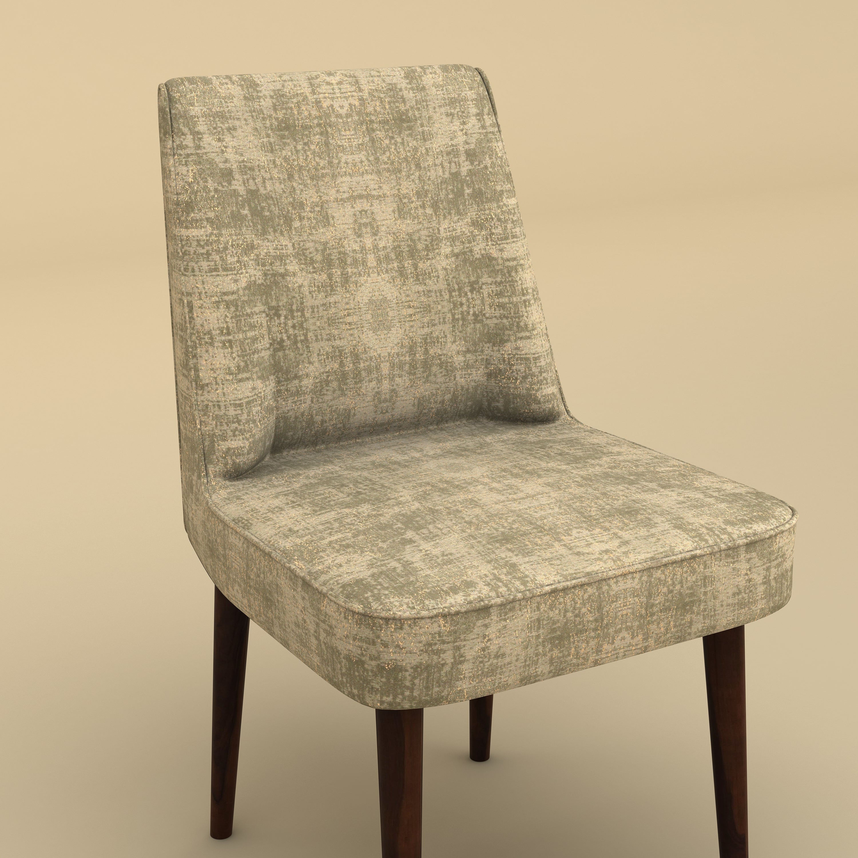 Vento Dining Chair (Patchy Cream)