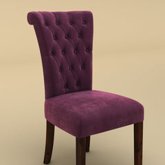 Genna Dining Chair (Dark Purple)