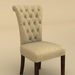 Genna Dining Chair (Faux Cream)