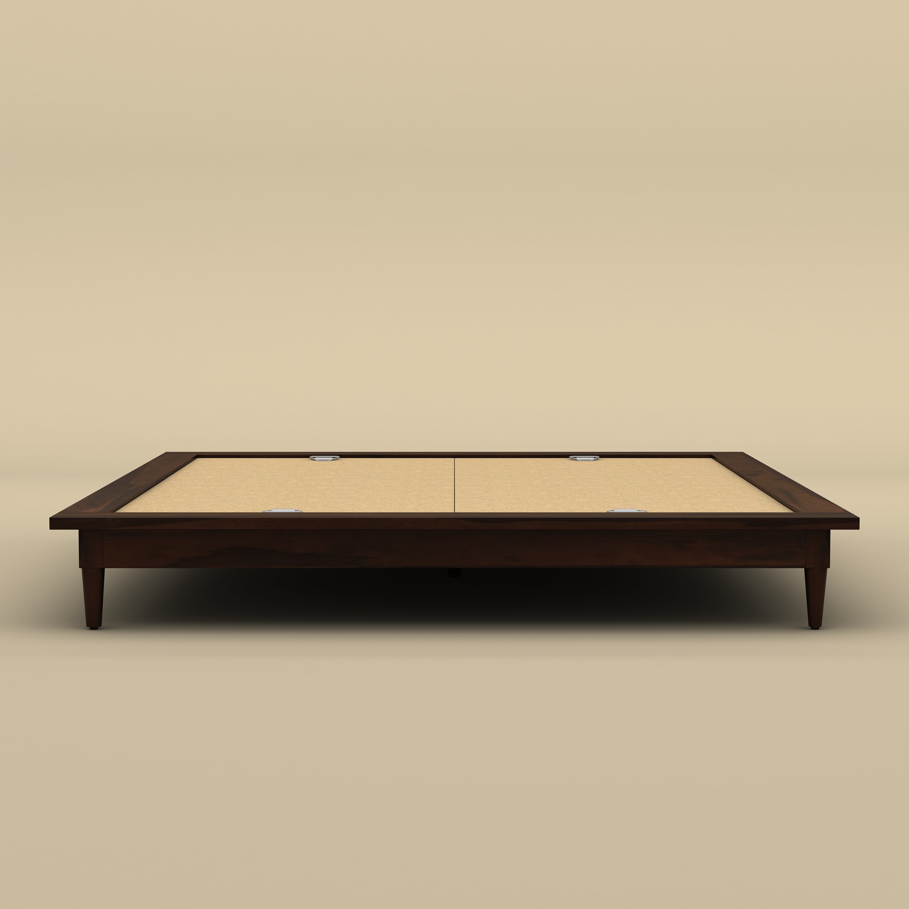 Mill Waxed Platform Bed Frame