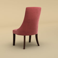 Dado Lounge Chair Pebble (Velvet, Pink )