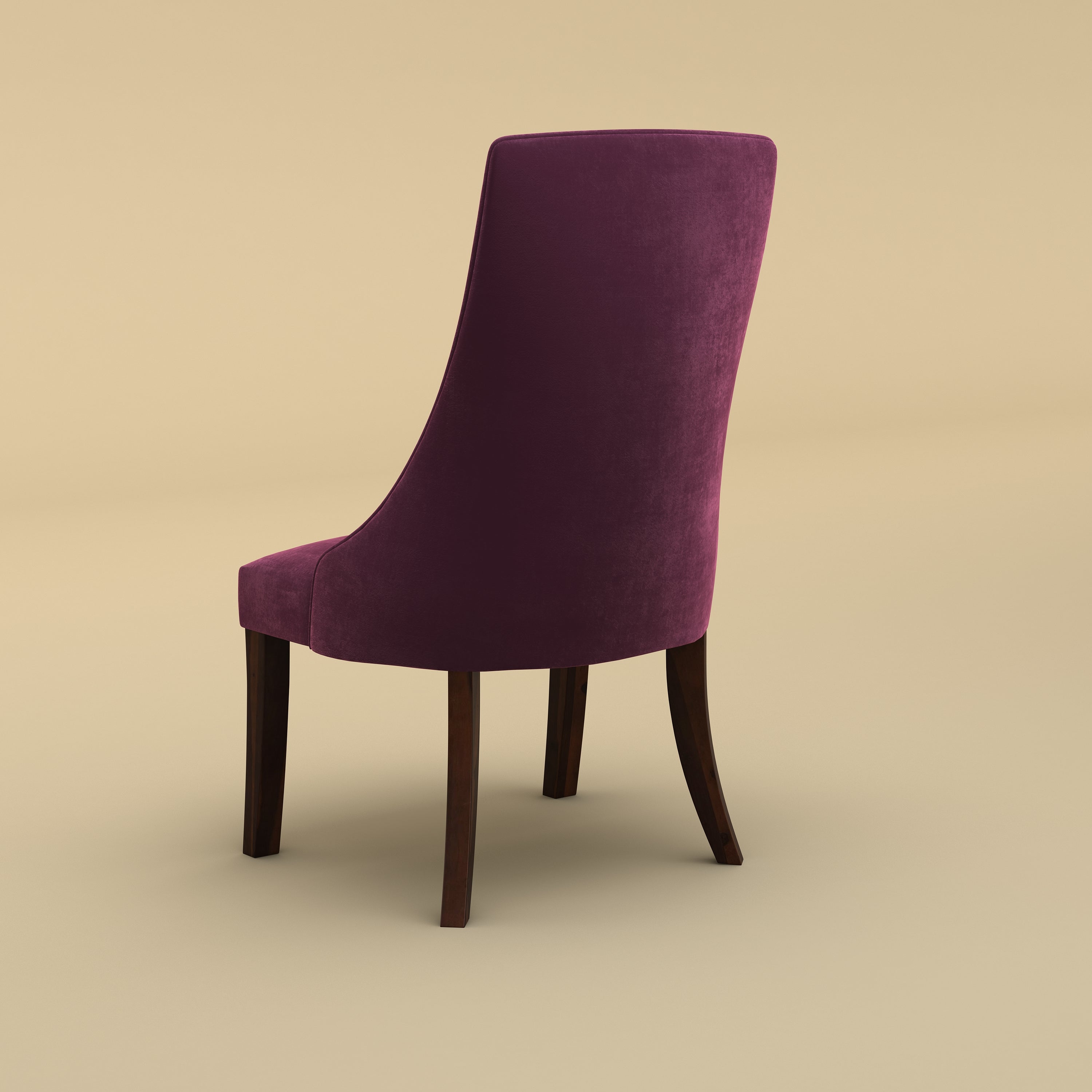 Dado Lounge Chair Pebble (Velvet, Dark Purple)