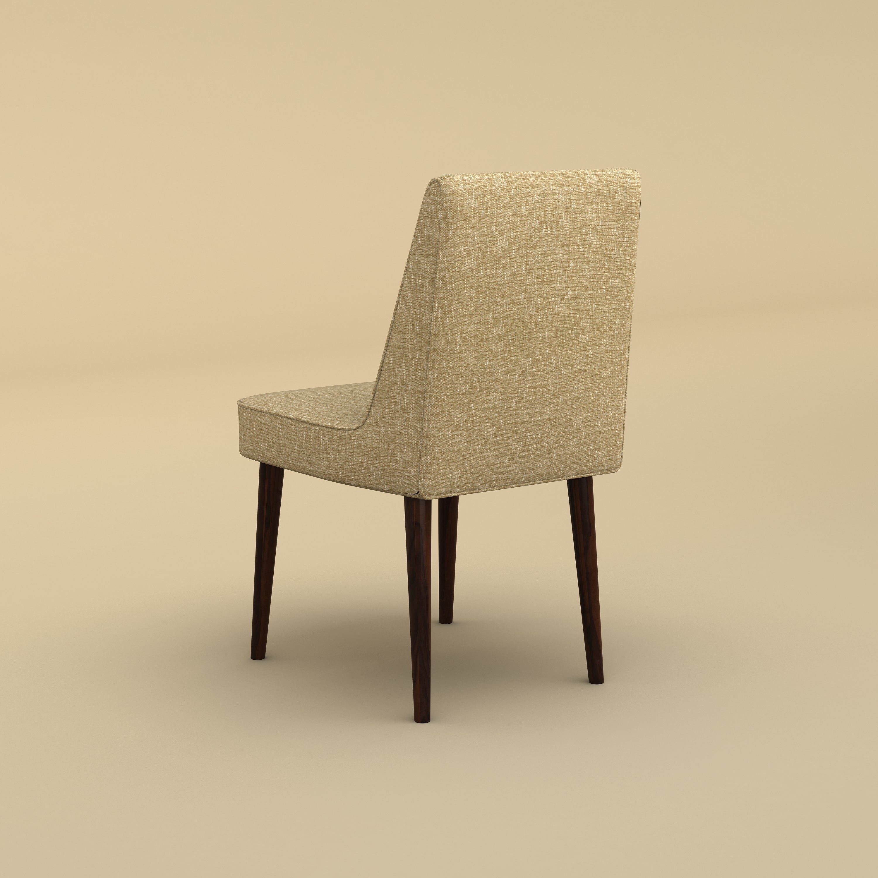 Vento Dining Chair (Velvet, Faux Cream)