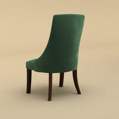 Dado Lounge Chair Pebble (Velvet, Forest Green)