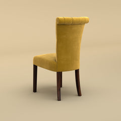 Genna Dining Chair (Mustard Yellow)