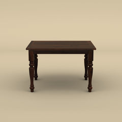 Isaac 4 Seater Dining Table (Walnut Finish)