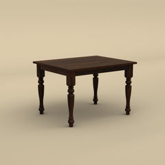 Isaac 4 Seater Dining Table (Walnut Finish)