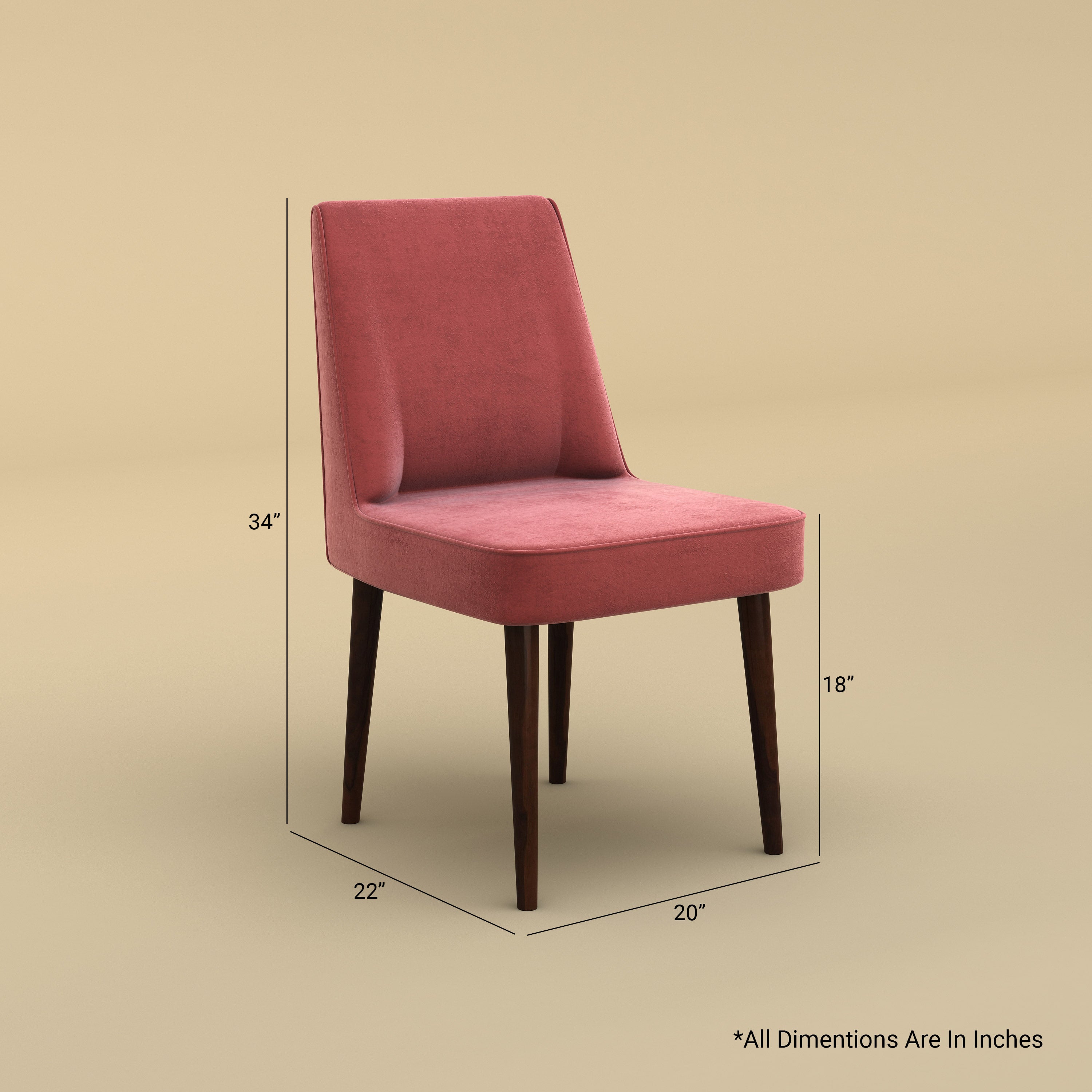 Vento Dining Chair (Pink)