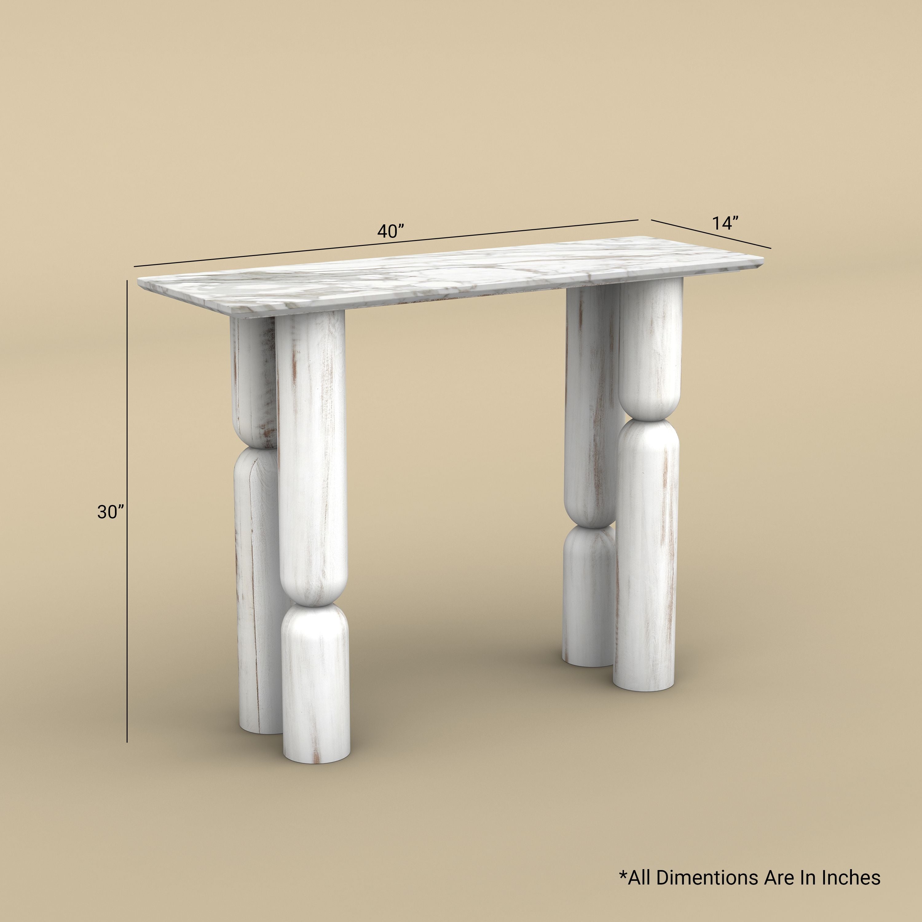 House Console Table (Distress Finish)