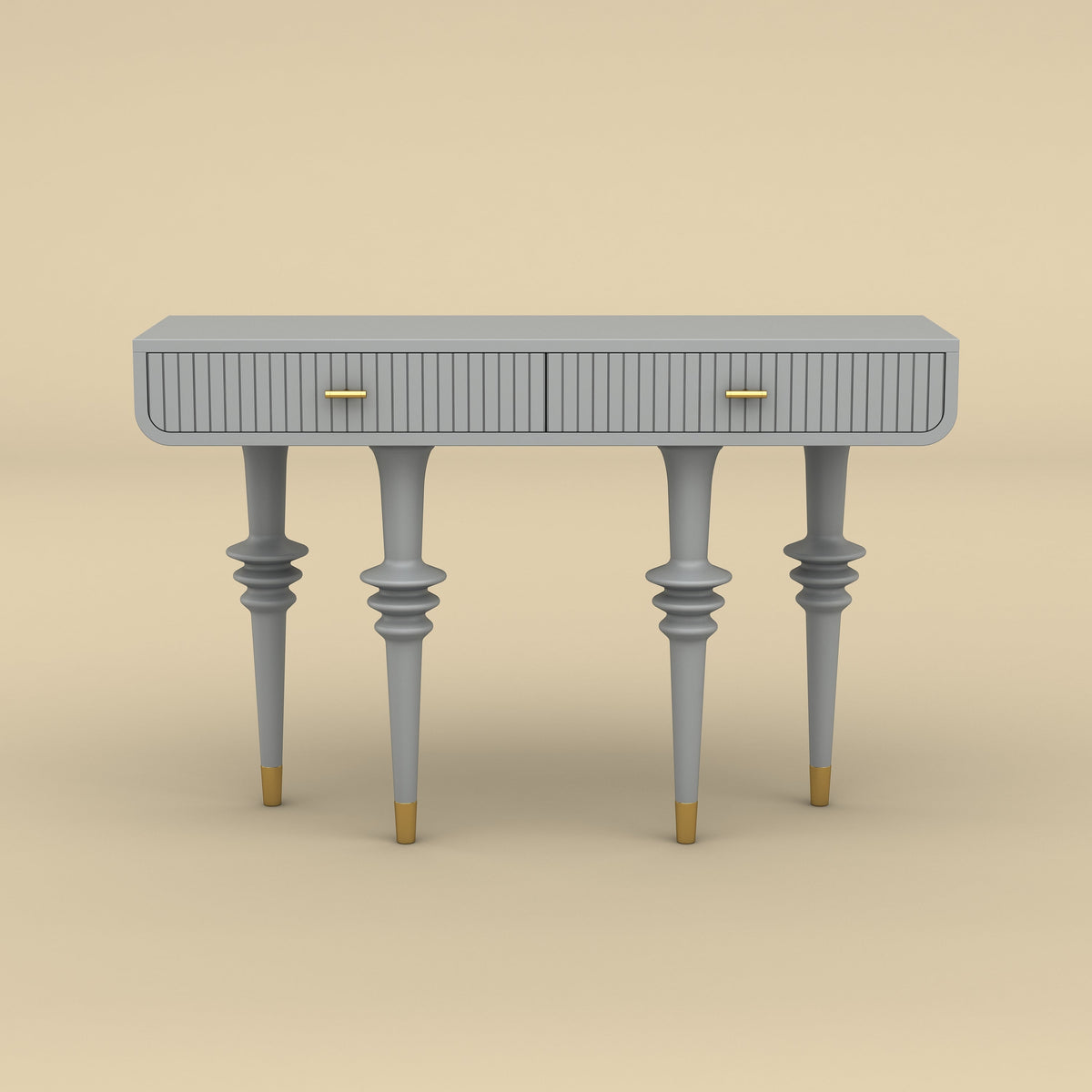 Classic Console Table (Gray Finish)