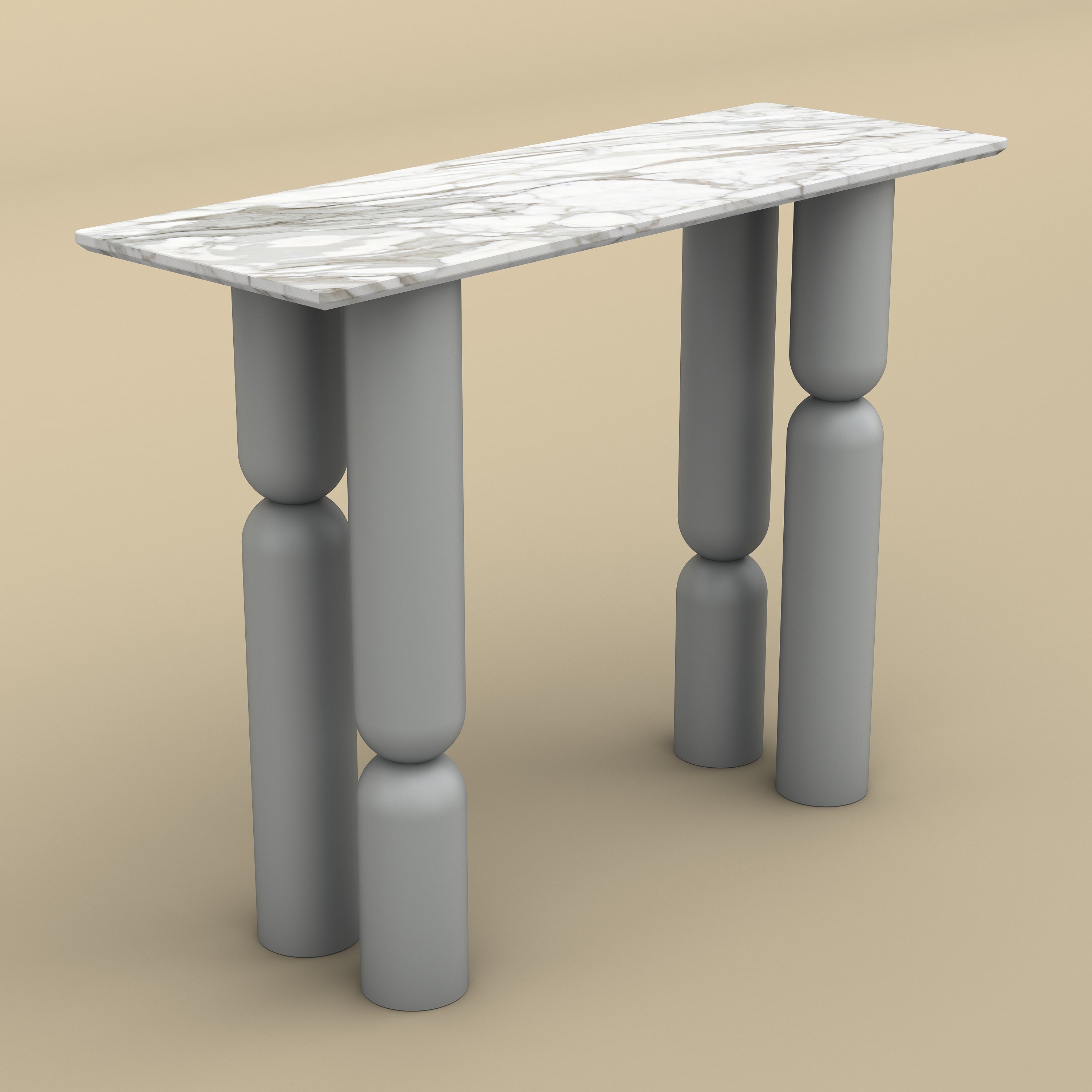 House Console Table (Gray Finish)