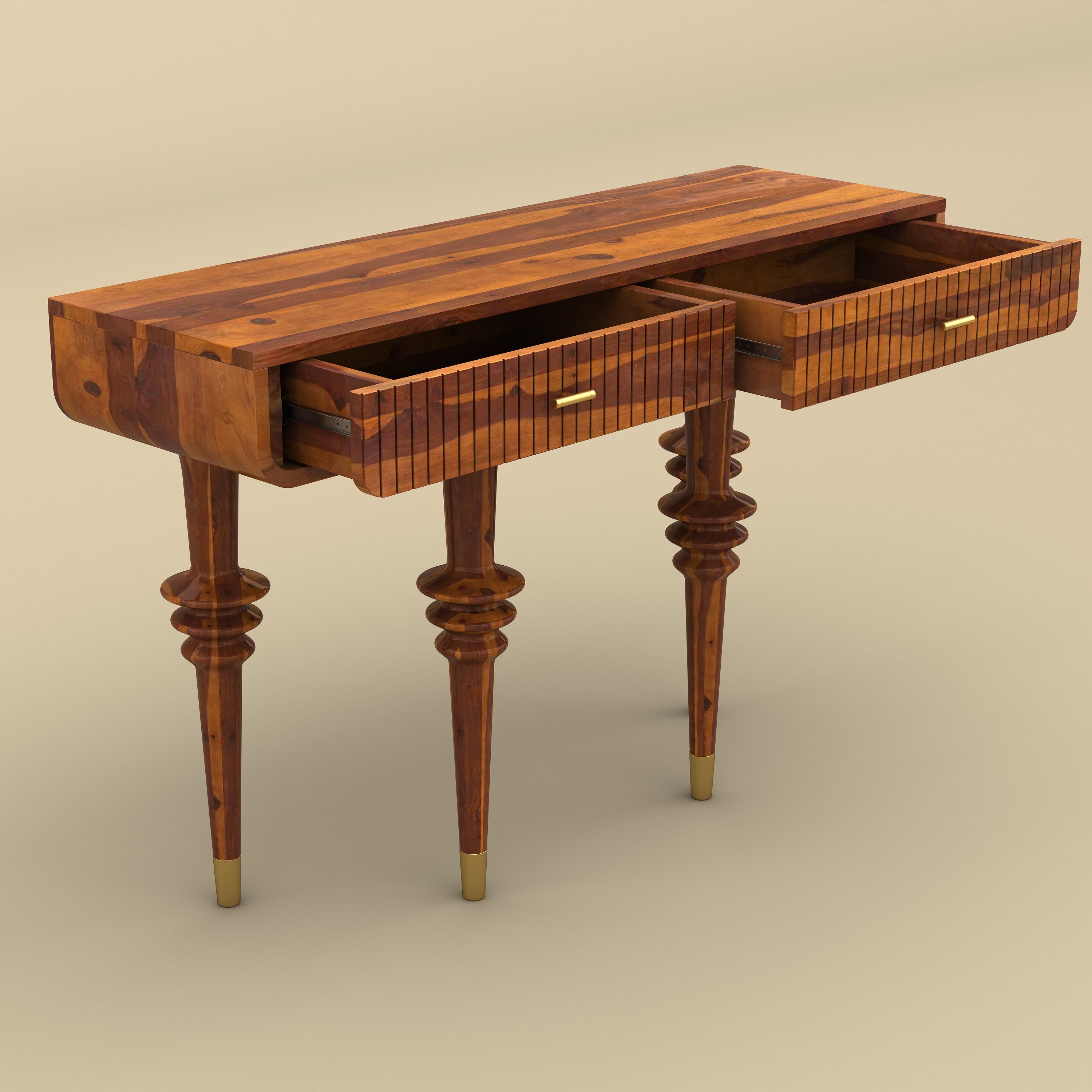 Classic Console Table (Honey Finish)