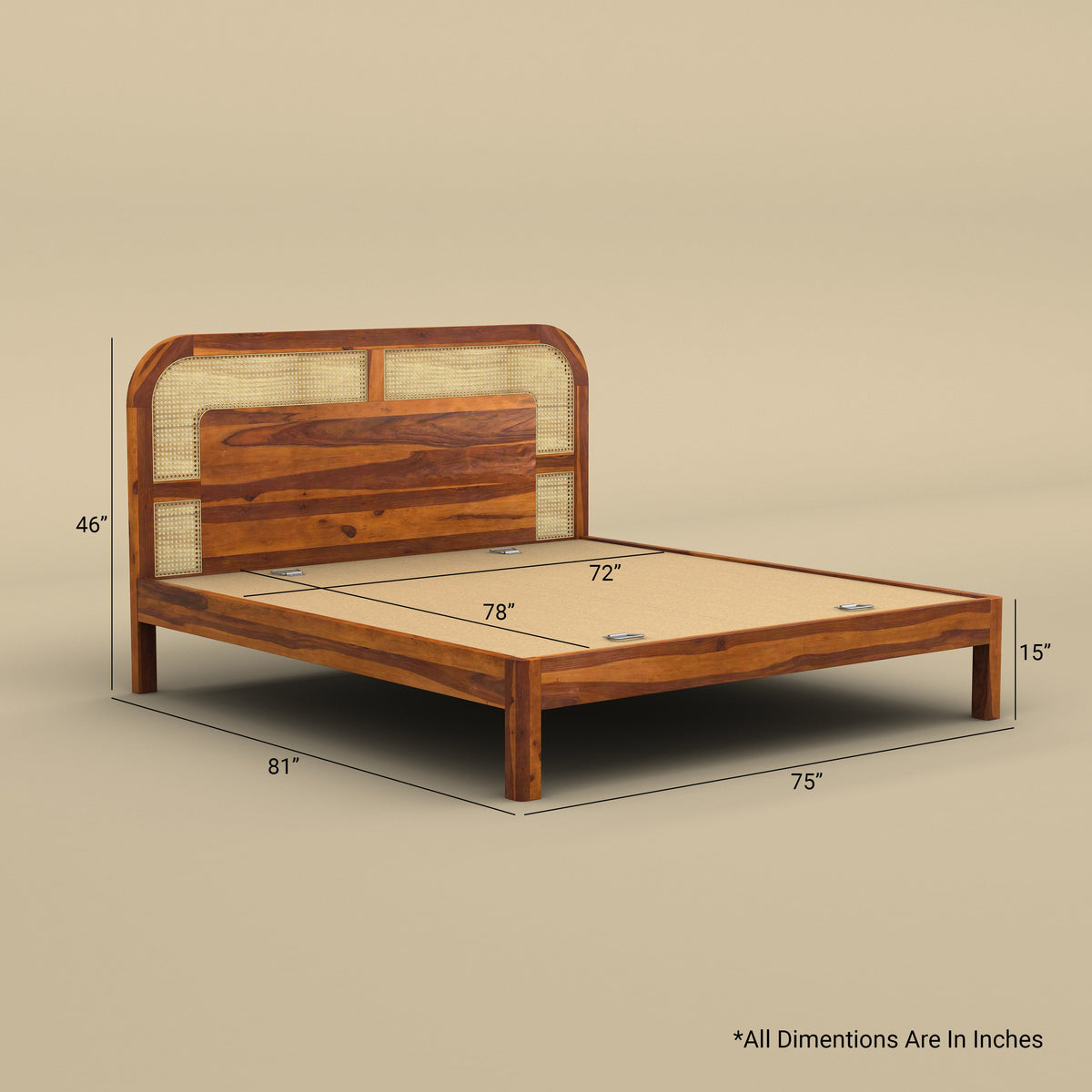 Abbey Grande Oak Bed Frame