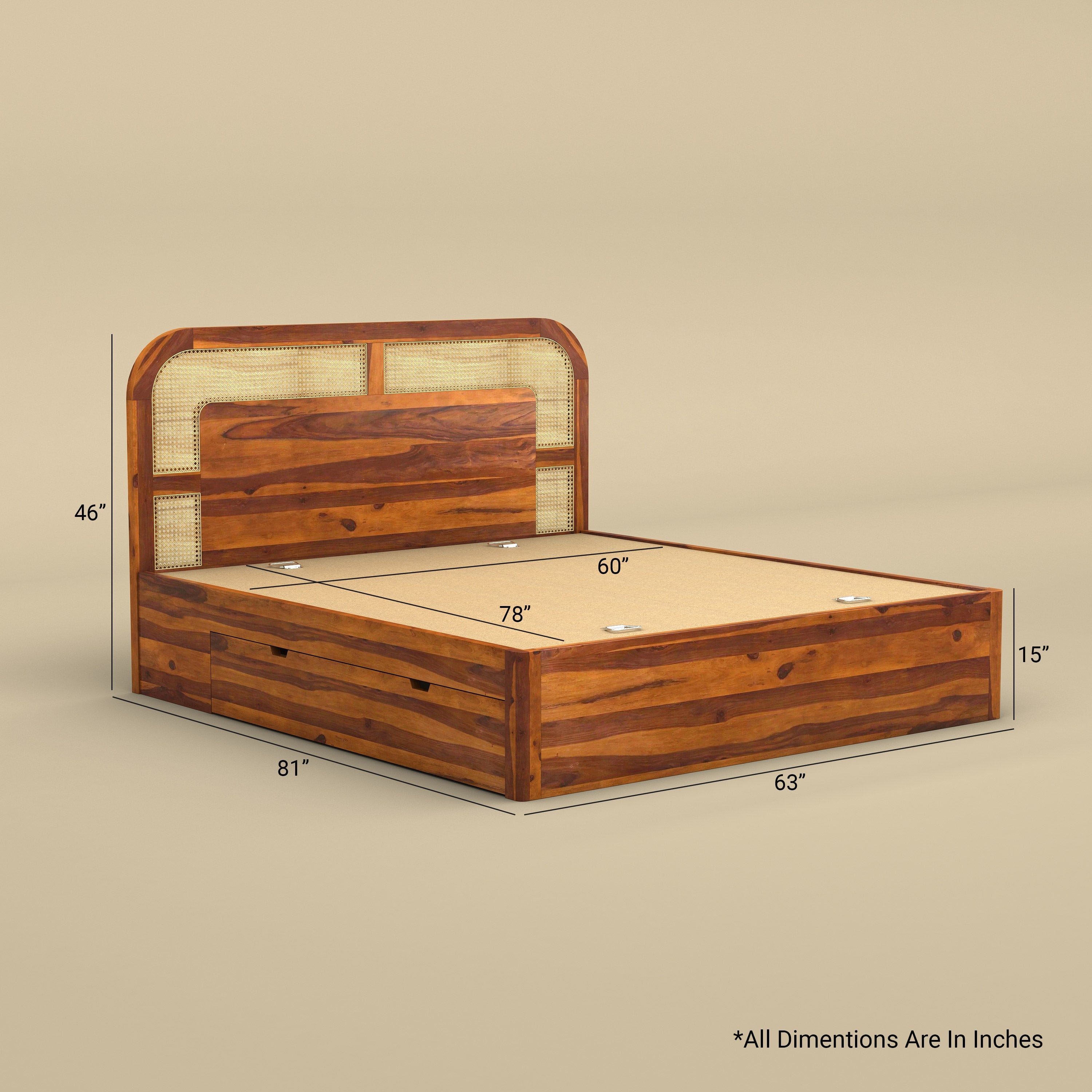 Buda Drawer Storage Bed