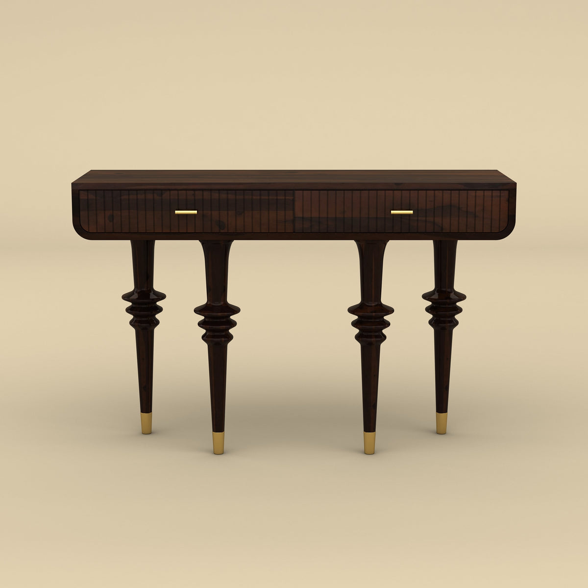 Classic Console Table (Wanut Finish)