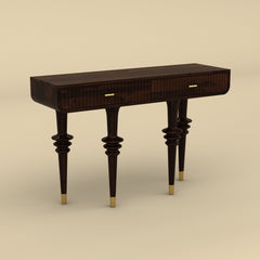 Classic Console Table (Wanut Finish)