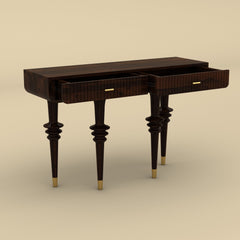 Classic Console Table (Wanut Finish)